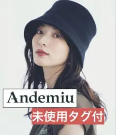 【タグ付き】Andemiu アンデミュウ　バケットハット　黒　ウール　フェルトのサムネイル