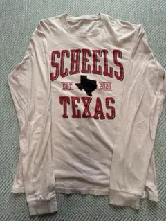 Unwind テキサス州プリント 長袖Tシャツ M