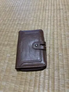 ブラウン 二つ折り財布 カードポケット4つ