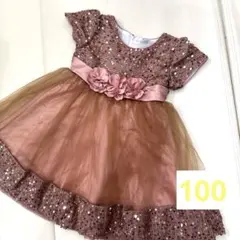 ピンク スパンコール ドレス