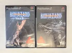 ps2 ソフト バイオハザード アウトブレイク　FILE2 2点セット