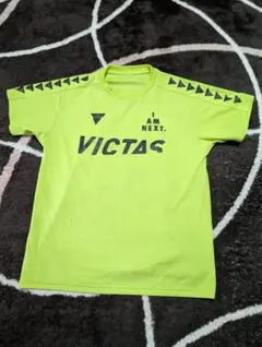 VICTAS Tシャツ 蛍光イエロー 卓球ウェア