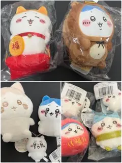 ちいかわ 招福ハチワレ ぬいぐるみ マスコット 2点セット！ - メルカリ