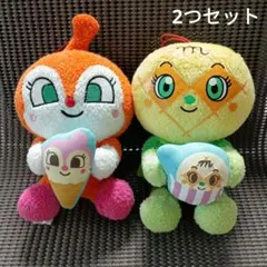 【アンパンマン】ころふわ　アイスぬいぐるみ　ドキンちゃん　メロンパンナちゃん