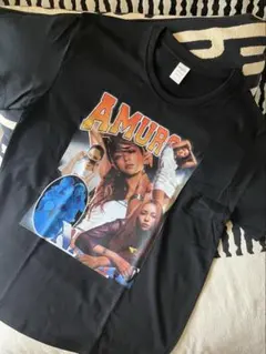 安室奈美恵 アムロちゃん Tシャツ(L) ブラックのサムネイル