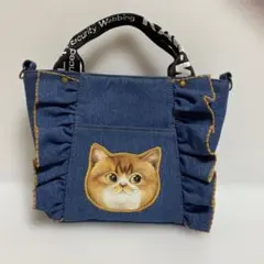 m*e様 ♡コヤンイサムチョン♡ フリルトート&フリルハートポーチ
