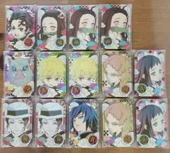 【新品 レア】鬼滅の刃　まるかく缶バッジ　14枚セット