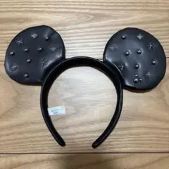 スタッズ付きブラックカチューシャ