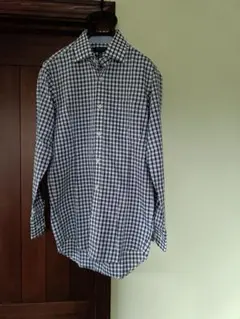 チェックシャツ　長袖