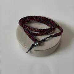 Paul Smith ラップブレスレット レッドのサムネイル