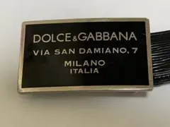 DOLCE&GABBANA ドルチェ&ガッバーナ ロゴ プレート ベルトバックル