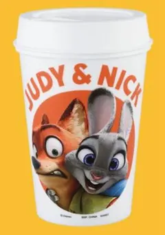 ズートピア　1番くじ　カップ　ニック　ジュディ　Disney