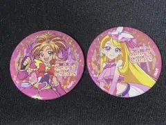 プリキュア　セレカラ　缶バッジ　キュアバタフライ　キュアブルーム