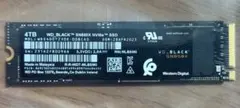 WD BLACK SN850X M.2 SSD 内蔵 4TB NVMe PCIeのサムネイル
