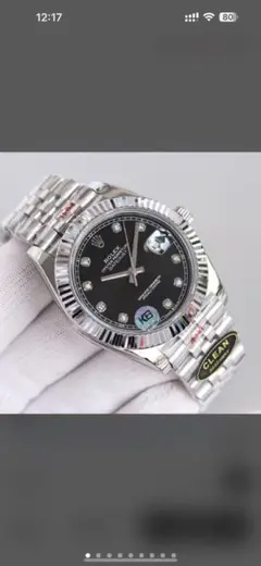 ROLEX 自動巻き腕時計 ダイヤモンドインデックス