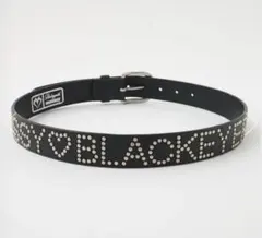 BlackEyePatch レザーベルト 黒 BlackEyePatch/STUDDED LEATHER BELT（BLACK） - JONAS