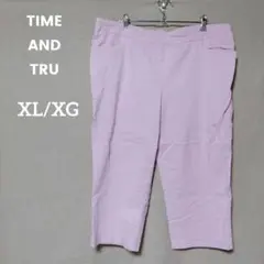 美品✨TIME AND TRU XL/XG ピンクパンツ スリムフィット