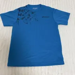 Babolat テニス Tシャツ Lサイズ 青　ゲームシャツ