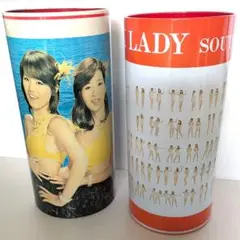 ピンクレディ　サウスポー　モンスター　ゴミ箱　缶　昭和レトロ　アイドル ピンクレディ サウスポー モンスター ゴミ箱 缶 昭和レトロ