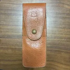 イルビゾンテ　レザー ペンケース ブラウン