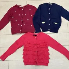 グローバルワーク、GAP kidsカーディガン3枚セット