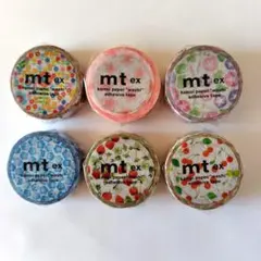 カモ井 mt マスキングテープ 6個セット　春　花柄