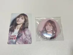 TWICE モモ 缶バッジ & トレカ セット