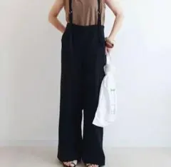 CORNERS by yui　アソートサスペンダー付きストレートパンツのサムネイル