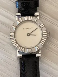 ティファニー クラシック ローマン 新品ベルト 新品電池 腕時計 575 ティファニー クラシック ローマン 新品ベルト 新品電池 腕時計 575