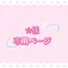 ☆様 専用ページ デコレーションパーツ