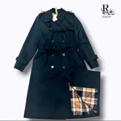 MACKINTOSH PHILOSOPHY トレンチコート ネイビー チェック