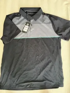 新品タグ付 アンダーアーマー ゴルフ ポロシャツ 2XL 黒 グレー