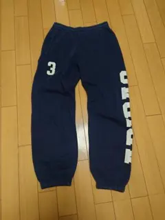 ADIDAS ネイビー スウェットパンツ 150