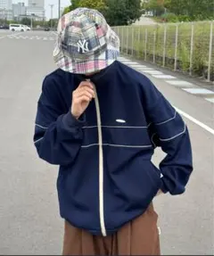 [Perushu] 配色トラックジャケット