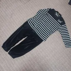 Lee ストライプ フリースパジャマ