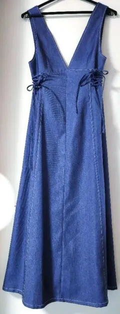 ポリデニムジャンパースカート