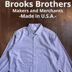 USA製 ！【Brooks Brothers ブルックスブラザーズ】ドレスシャツ
