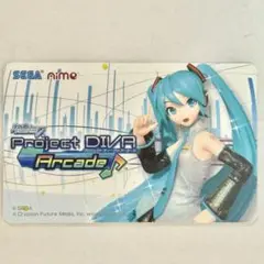 使用感あり】初音ミク Project DIVA Arcade Aimeカード - メルカリ