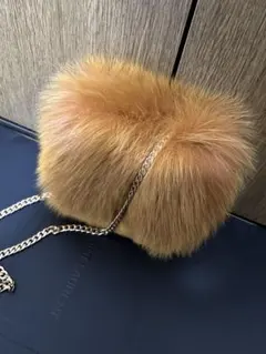 グレースコンチネンタル　ファー ショルダーバック