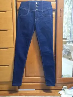 Heather ヘザー ISKO ハイウェスト ストレッチ スキニーデニム M