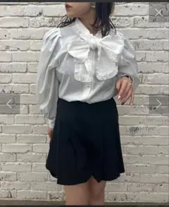 ナイスクラップ　ボウタイブラウス