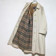 一枚袖 80s Burberrys バーバリー ステンカラーコート レディース