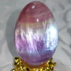天然石✨️キャンディフローライト✨️卵 キラキラのサムネイル