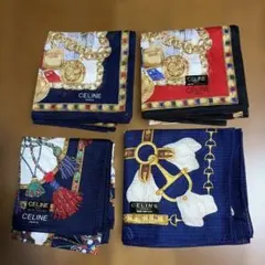 CELINE ハンカチ 4枚セット