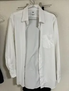 ホワイト スリムフィット シャツ M