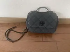 トリーバーチ キルティング 2WAY バッグ ブラック チェーンショルダー