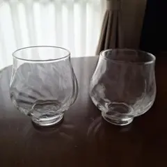 ガラス製ワイングラス2個セット