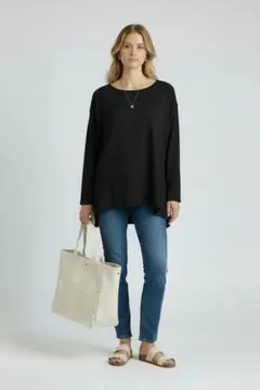 SeaRoomlynnシールームリンカットソートップス トレーナー黒 フリーのサムネイル