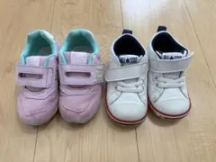 New Balance converse キッズ スニーカー　2足セット