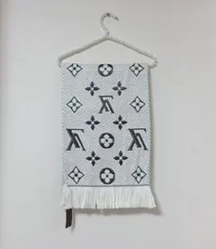 フェルウフード付ロングコートアイボリー